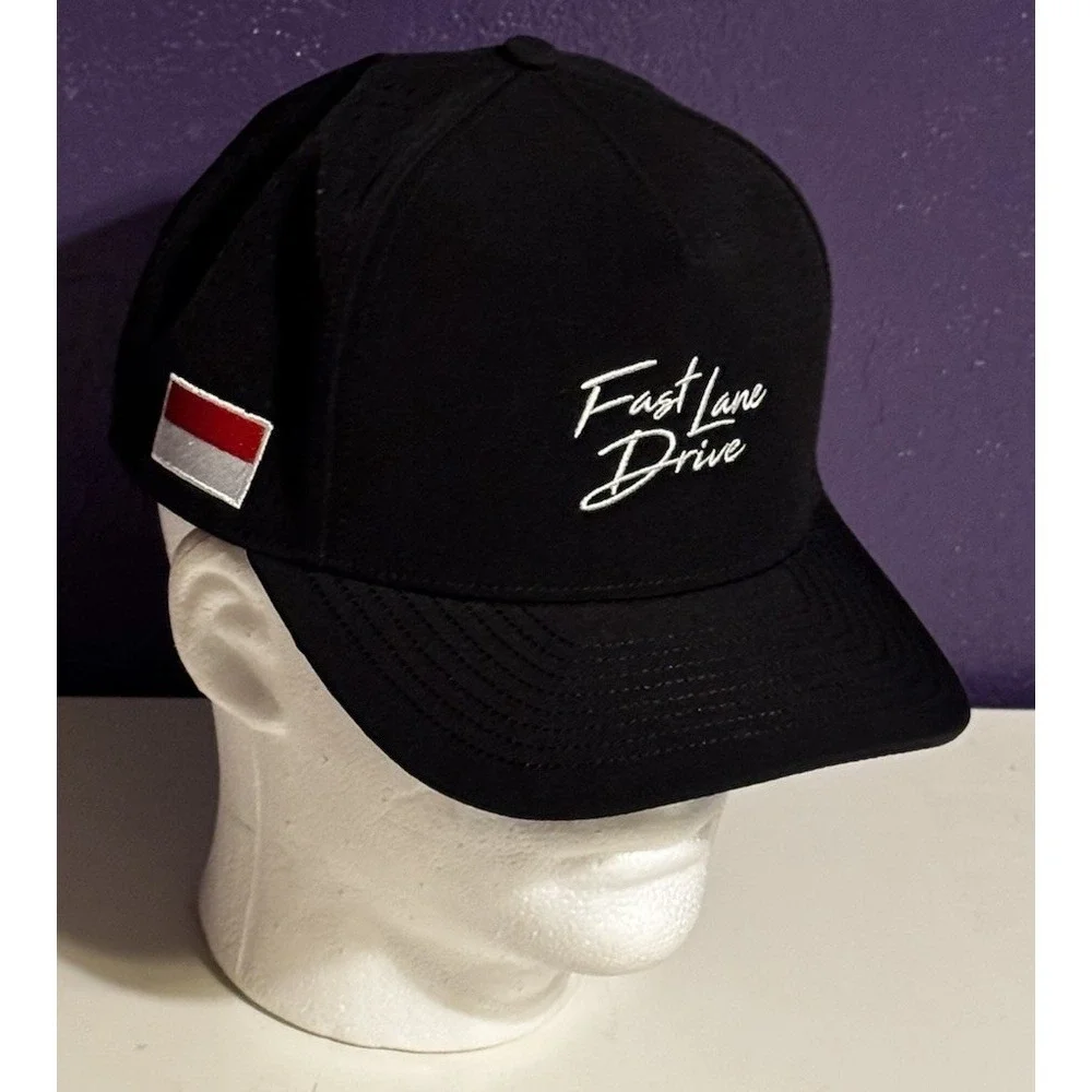 FAST LANE DRIVE Performance SnapBack Hat Waterproof New $75